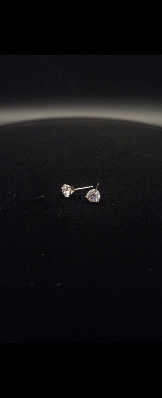 1/2 CT Lab Diamond Martini Studs - 14K White & Rose Gold
$690-$800