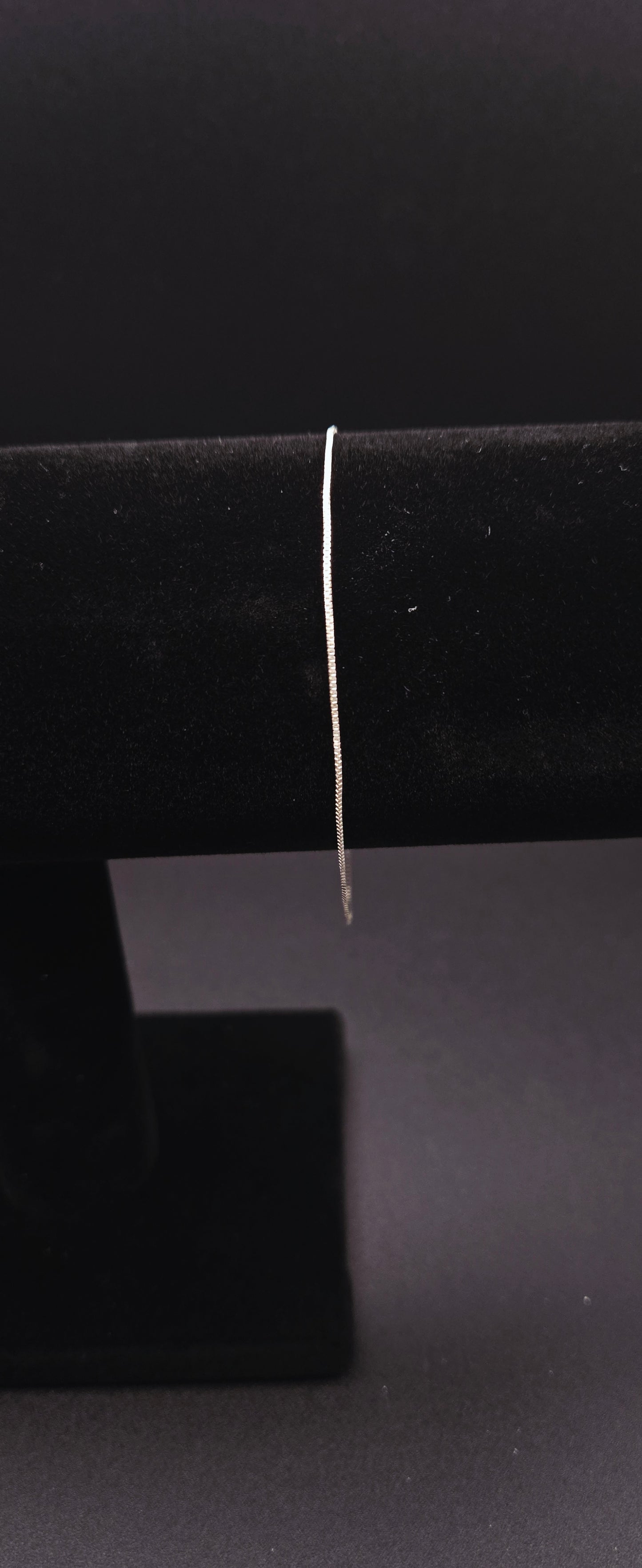 925 Sterling Silver Box Chain Bracelet 7.5" Minimalist Thin Silver Bracelet