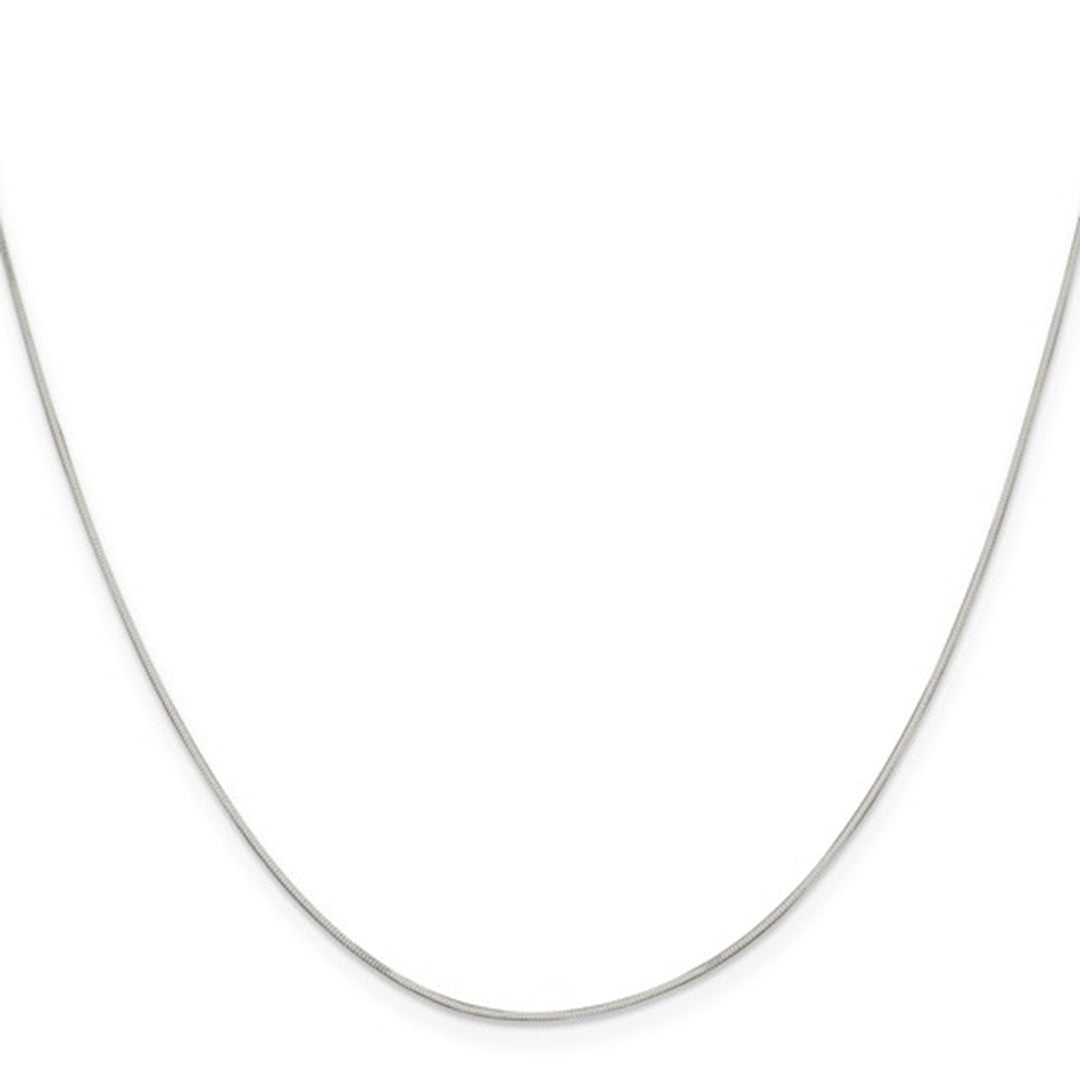 925 Sterling Silver Snake Chain Necklace 18 Inch Square Chain