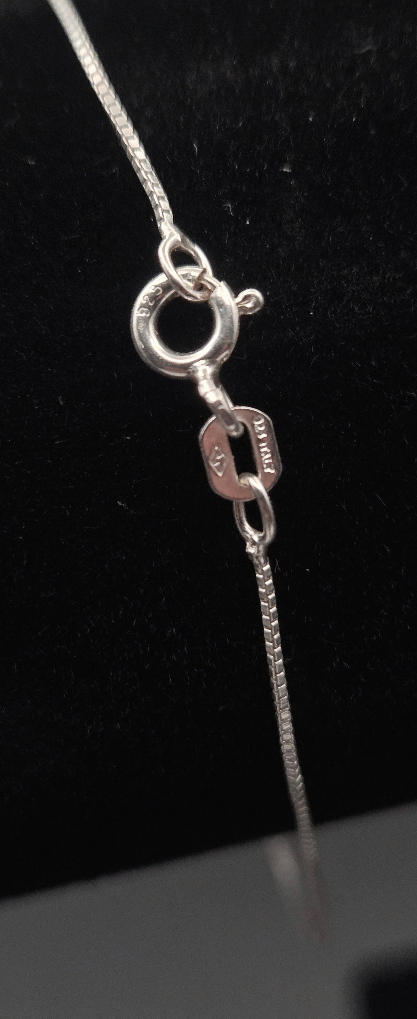 925 Sterling Silver Box Chain Bracelet 7.5" Minimalist Thin Silver Bracelet